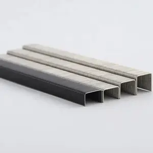 Grampos de aço galvanizado para armários, fio de grampo 22GA 16mm de qualidade de fabricação na China