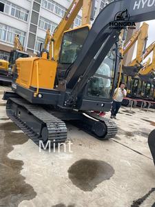 Miniexcavadoras Hyundai HX60pro HX60G HX60 para construcción usadas 100% a estrenar para trabajo de minería de Río de granja de carretera de ciudad - Product Image 4