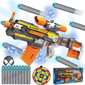 Cheap Shell Ejecting Toy Gun Air Soft Water Plastic Yellow Bullet Shooting Metal Model Shell Ejecting Toy Gun