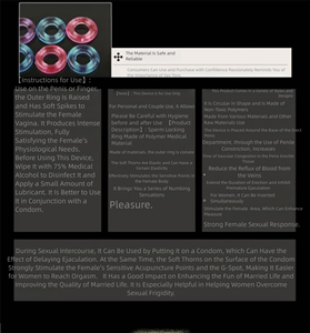 Penisring Vertraging Lange Tijd Cockringen voor Mannen Mooie Sex Hot Lock Ringen Vijfkleurig G-spot Masturbatie Seks Speelgoed - Product Image 3