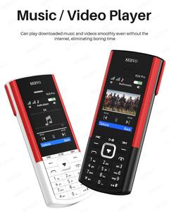 Téléphone portable R25 PRO avec boutons, réseau GSM 2G, Bluetooth, enregistreur d'appels, écran 2,4 pouces, écouteurs TWS intégrés, téléphone à fonctions - Product Image 2