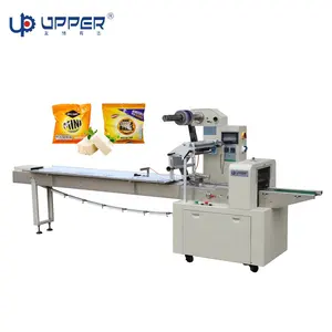 Automatische Fließ verpackungs maschine Horizontal floss verpackungs maschine