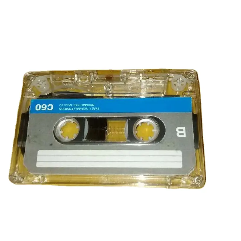 공장 도매 60 분 빈 레코드 오디오 테이프 카세트 c60 테이프 음성 녹음 가능 카드를 녹음하는 빈 플레이트