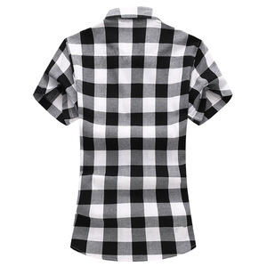 Top da uomo in tessuto Oxford nuova <span class=keywords><strong>camicia</strong></span> estiva a <span class=keywords><strong>maniche</strong></span> corte Casual da uomo a mezza manica sottile con tinta unita alla moda da uomo - Product Image 3