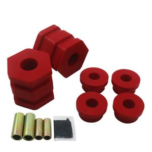 Bagues de bras de suspension inférieures avant en caoutchouc rouge pour Honda Civic 1996-2000, amélioration de la performance - Product Image 2