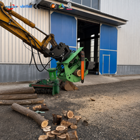 Scie à grappin hydraulique pour excavatrice, accessoire forestier pour la coupe d'arbres, compatible avec les excavatrices de 5 à 30 tonnes