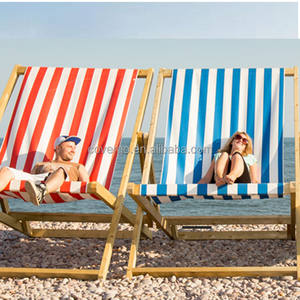 Produttore promozionale XXL grandi grandi grandi sedie a <span class=keywords><strong>sdraio</strong></span> con Logo personalizzato stampato in legno pieghevole sedia per il tempo libero - Product Image 5