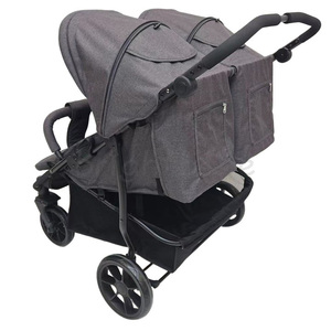 <span class=keywords><strong>Passeggino</strong></span> Doppio Brightbebe <span class=keywords><strong>per</strong></span> <span class=keywords><strong>Gemelli</strong></span>, Carrozzina <span class=keywords><strong>per</strong></span> Bambini e Neonati, Carrello con Doppio Sedile - Product Image 3