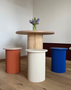 Socle en bois massif personnalisé OEM ODM, design moderne et simple, présentoir pour la décoration intérieure, vente au détail et en gros - Product Image 6