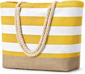 Unique Design Stylish <b>Canvas</b> Beach <b>Bag</b> <b>Large</b> Capacity Tote <b>Bag</b> for Women Beach Swimming and Picnic Use Available for Sale - Product Image 4