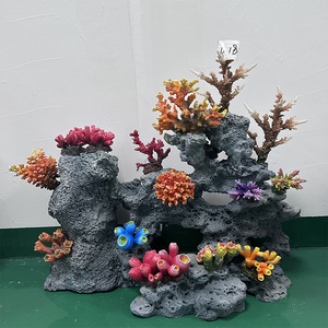 Coral <strong>Rock</strong> Combo Faux Coral PU Resin <strong>Aquarium</strong> Decoration Simulated Coral <strong>Reef</strong> Landscape Fish Tank Set - Product Image 4