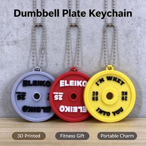 Mini haltère porte-clés, pendentif disque de musculation, accessoire de fitness créatif, cadeau pour les amateurs de gym - Product Image 6