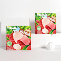 Collations asiatiques Vente chaude Gelée de fruits pelés Boîte de 108g Litchi Pêche mangue Raisin Aromatisé Gelée de fruits Bonbons