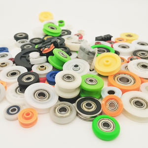 Roulettes en POM Nylon PA 12x37x14mm 12x38x11MM Roulements Roulettes modernes robustes <span class=keywords><strong>pour</strong></span> <span class=keywords><strong>porte</strong></span> <span class=keywords><strong>coulissante</strong></span> <span class=keywords><strong>Porte</strong></span> de garage Salle de bain Hôtel - Product Image 1