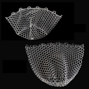 Sac en filet de silicone léger, couverture en filet, <span class=keywords><strong>tête</strong></span> de épuisette de pêche anti-accrocs, sans odeur, empêche les poissons de s'échapper, protège les poissons - Product Image 3