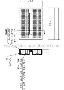BSSY)170 Pts Mini Breadboard <span class=keywords><strong>SYB</strong></span>- Blanco - Product Image 4