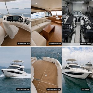 50ft GRP Motor Yacht <strong>Ocean</strong> Cruising BEST 500C Flybridge Luxury Yacht Sightseeing Fishing 2 Cabins 2 Bathrooms Twin Diesel 205HP - Product Image 2