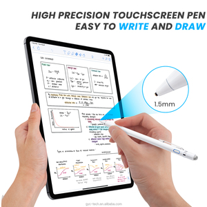 หน้าจอสัมผัสปากกาสไตลัสที่ใช้งานUniversalสําหรับAndroid <span class=keywords><strong>Lenovo</strong></span> Hpแท็บเล็ต 2 ใน 1 สไตลัสการเขียนดินสอสัมผัสแบบชาร์จไฟได้ - Product Image 3