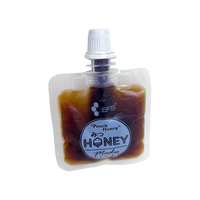 Sachets de jus transparents miniatures personnalisés en PET+PA+PE, étanches, avec bec verseur, pour eau potable, lait et gelée - Vente en gros