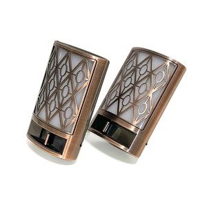 GL-1645-2 2 gói nghệ thuật sắt phong cách nhựa tường cắm ánh sáng ban đêm cảm biến mềm ấm trắng nightlight LED đêm Lights đối với phòng ngủ - Product Image 4