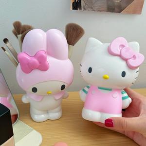 만화 삼각형 접이식 랙 메이크업 브러쉬 보관 튜브 펜 홀더 거실 장식 고급 소형 장식품 - Product Image 4