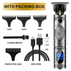 Cortadora <span class=keywords><strong>de</strong></span> Pelo Eléctrica Inalámbrica USB Retro Profesional, Gran Venta <span class=keywords><strong>para</strong></span> <span class=keywords><strong>Barber</strong></span>ías, Tijeras Eléctricas <span class=keywords><strong>para</strong></span> Cortar el <span class=keywords><strong>Cabello</strong></span> - Product Image 6