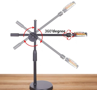 Yiscaxia support de téléphone à Rotation de 360 degrés, support de téléphone à fond rond pour diffusion en direct en Studio