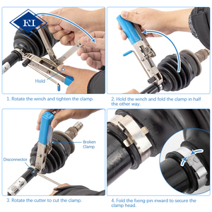 Bụi Xe vỏ bó Kìm cắt kìm cầm tay CV Doanh khởi động kẹp tai Kìm Dải uốn Bộ dụng cụ công cụ - Product Image 6
