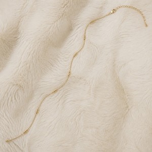 Colliers ras-du-cou minimalistes pour femmes, plaqués or, avec chaîne satellite multi-perles, vente en gros OEM/ODM - Product Image 3