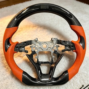 Volante LED de Fibra de Carbono para <span class=keywords><strong>Honda</strong></span> Accord 10ma Generación, Compatible con Accord 8va, 9na, 11va y <span class=keywords><strong>Civic</strong></span>, Gran Oferta, Fabricación Exquisita - Product Image 4