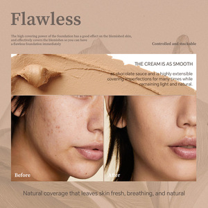 Fond de teint mat longue durée pour peau foncée label privé contrôle de l'huile revêtement des pores bâton de maquillage cosmétique fond de teint blanchissant - Product Image 3