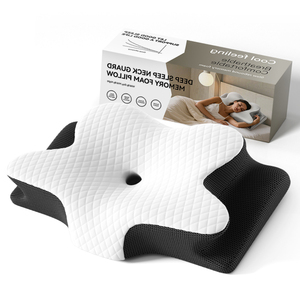 <span class=keywords><strong>Cuscino</strong></span> in Memory Foam Cervicale <span class=keywords><strong>per</strong></span> Alleviare il Dolore al <span class=keywords><strong>Collo</strong></span>, <span class=keywords><strong>Cuscino</strong></span> Ortopedico Traspirante in Memory Foam Sagomato <span class=keywords><strong>per</strong></span> un Sonno Confortevole - Product Image 1