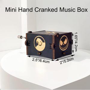 Boîte à musique mignonne à manivelle, mélodie Halloween, cadeaux pour Halloween, <span class=keywords><strong>Noël</strong></span>, la Saint-Valentin, anniversaire, décoration <span class=keywords><strong>de</strong></span> la maison - Product Image 3