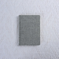 Carnet en tissu OEM A5, pages vierges lignées, carnet de croquis, couverture en lin, vente en gros, prix bas