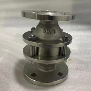 GZW-1 Stainless Steel Pipe Flame Arrestor For Hydrocarbon And Polar Solvent <b>Fires</b> Durable Powder Coated - Product Image 4