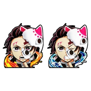 สติกเกอร์ภาพเคลื่อนไหวแบบเลนติกูลาร์ 3 มิติ ลายอนิเมะคลาสสิก ดีไซน์พลิกภาพแบบมังงะ ลายดาบพิฆาตอสูร - Product Image 1