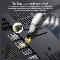 Câble Ethernet CAT8 40Gbps 2000MHz S/FTP Cat 8 cordon de raccordement réseau RJ45 pour routeur Pc Ps4 Tv câble RJ45 pour ordinateur portable