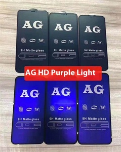 Protecteur d'écran en verre trempé violet mat pour téléphone Apple/<span class=keywords><strong>iPhone</strong></span> <span class=keywords><strong>7</strong></span> 8 Plus XS Max-AG 9H anti-choc anti-rayures - Product Image 6