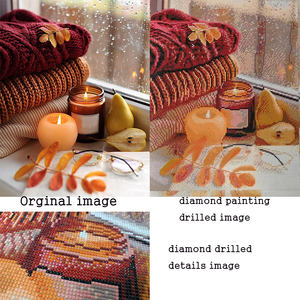 I paesaggi di sera fanno a mano il kit di pittura artistica di diamanti pittura di arte di strass per adulti arte della parete - Product Image 5