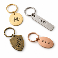 Porte-clés personnalisé avec monogramme, étiquette naturelle, logo, souvenir de marque, cadeau promotionnel, fournisseur en gros, fabricant