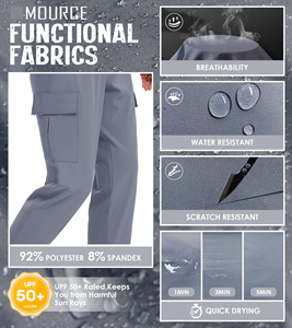 <span class=keywords><strong>Pantalon</strong></span> cargo <span class=keywords><strong>femme</strong></span> à séchage rapide respirant léger avec 5 poches <span class=keywords><strong>pantalon</strong></span> pour la randonnée, le camping et les aventures en plein air - Product Image 5