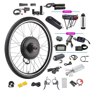 Оптовая продажа 48V 1000W комплект для электрического велосипеда 26 дюймов Электрический мотор эпицентра деятельности колеса Байк, способный преодолевать Броды для электрического велосипеда Conversion Kit