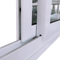 Ventanas de PVC de Diseño Moderno WANJIA, Elegantes Ventanas Corredizas de PVC