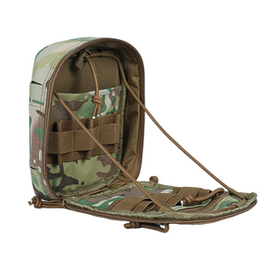 กระเป๋าอุปกรณ์ยุทธวิธีขายดี ผ้าไนลอน สีพื้น ทนทาน ขยายได้ แบบโมดูลาร์ Molle Pouch สำหรับเสื้อกั๊กยุทธวิธี - Product Image 5