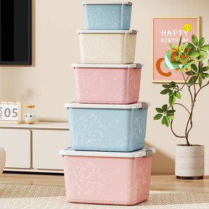 <span class=keywords><strong>Caja</strong></span> de Almacenamiento Haogle de Alta Calidad con Diseño Floral Colorido, Multitamaño, Impermeable, con Tapa - Product Image 3