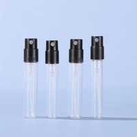 Botol Parfum Kaca Sekali Pakai Murah Berkualitas Tinggi 1.8ml 2.5ml, Botol Sampel Atomizer Kecil