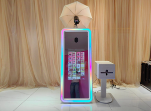 Kiosque Photobooth Miroir Magique en Aluminium avec Imprimante, Support et Flight Case pour Événements et Prises de Photos - Product Image 2
