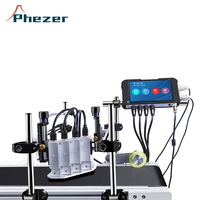 Codificador en Línea Inteligente Phezer PW4 con Pantalla Táctil de 7 Pulgadas, Sistema Linux, WiFi, Base de Datos Variable, Impresora TIJ, Altura de Codificación de hasta 50.8 mm
