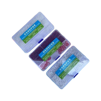 Kit de passants de cordage pour raquette de badminton professionnelle, tube de protection de cordage transparent blanc et rouge en nylon N801 1,0 mm de haute qualité