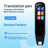Stylo traducteur portable à prix d'usine pour l'apprentissage des enfants, traduction vocale et numérisation de langues